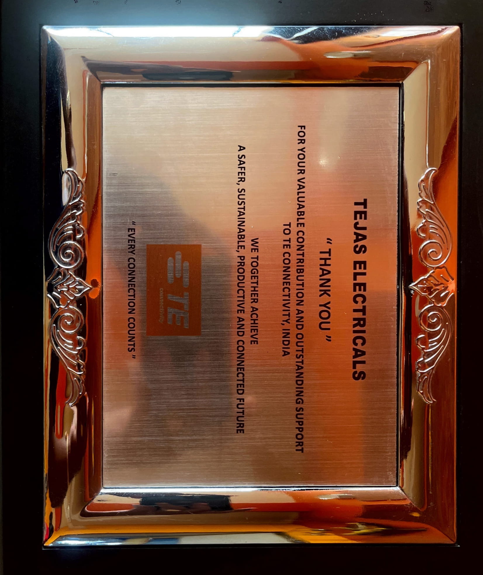 Certificate of Appreciation